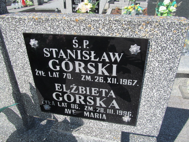 Stanisław Górski Kosmów - Grobonet - Wyszukiwarka osób pochowanych