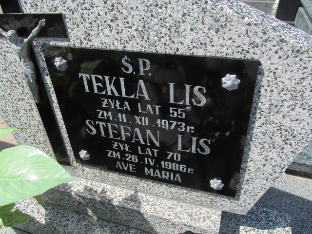 Stefan Lis Kosmów - Grobonet - Wyszukiwarka osób pochowanych