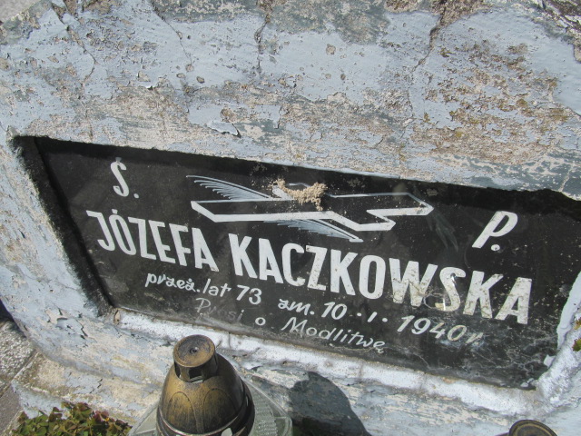 Józefa Kaczkowska Kosmów - Grobonet - Wyszukiwarka osób pochowanych