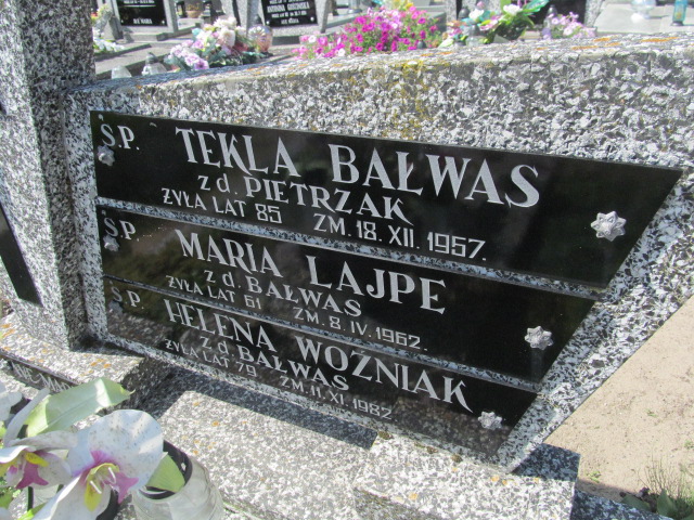 Tomasz Bałwas 1882 Kosmów - Grobonet - Wyszukiwarka osób pochowanych