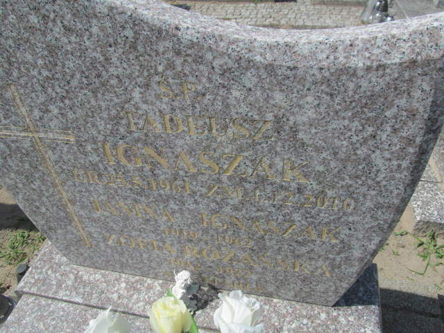 Tadeusz Ignaszak 1961 Kosmów - Grobonet - Wyszukiwarka osób pochowanych